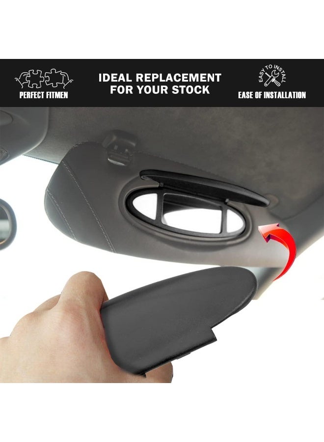 قطع غيار غطاء حمام الشمس الجانبي للسائق أو الركاب من غطاء مرآة ماكياج حمام الشمس لنماذج بورشه 996/997-911 986/987 من 1996 إلى 2010 - Image 2